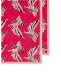 FOULARD FUSHIA PRINT POISSONS ROSE W1A 250B U941 22 PAUL SMITH FEMME scarf Strasbourg bords