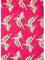 FOULARD FUSHIA PRINT POISSONS ROSE W1A 250B U941 22 PAUL SMITH FEMME scarf Strasbourg tissus