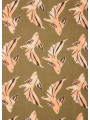 Foulard kaki print poissons abricot Paul Smith femme W1A 250B U941 63 Strasbourg scarf tissus