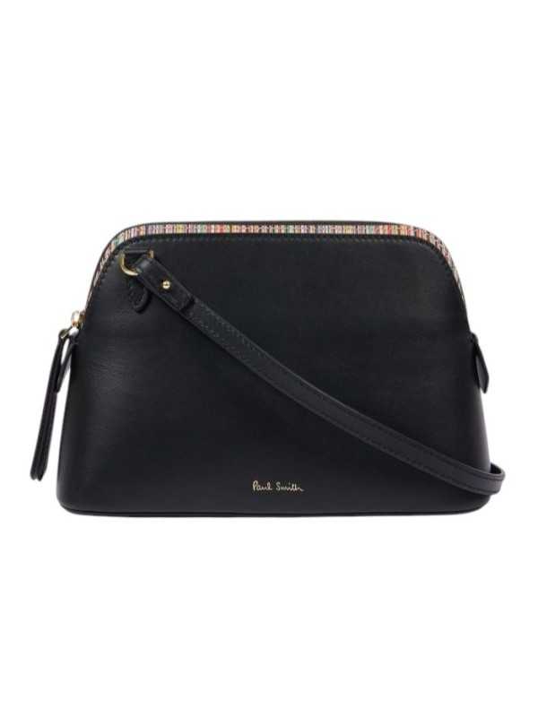 PETIT SAC POSTIER NOIR LISERE BAYA W1A 8273 USIGHI 79 PAUL SMITH FEMME bag face