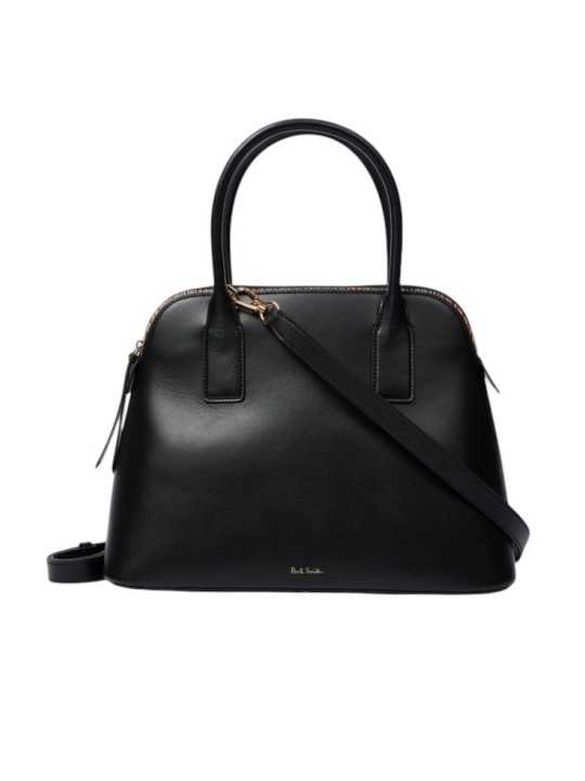 SAC A MAIN CUIR NOIR LISERE BAYA W1A 8271 USIGHI 79 PAUL SMITH FEMME bag Strasbourg one