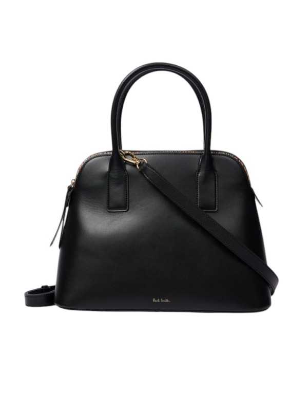 SAC A MAIN CUIR NOIR LISERE BAYA W1A 8271 USIGHI 79 PAUL SMITH FEMME bag Strasbourg one