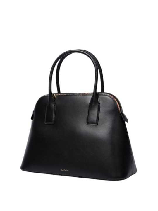 SAC A MAIN CUIR NOIR LISERE BAYA W1A 8271 USIGHI 79 PAUL SMITH FEMME bag Strasbourg vue1
