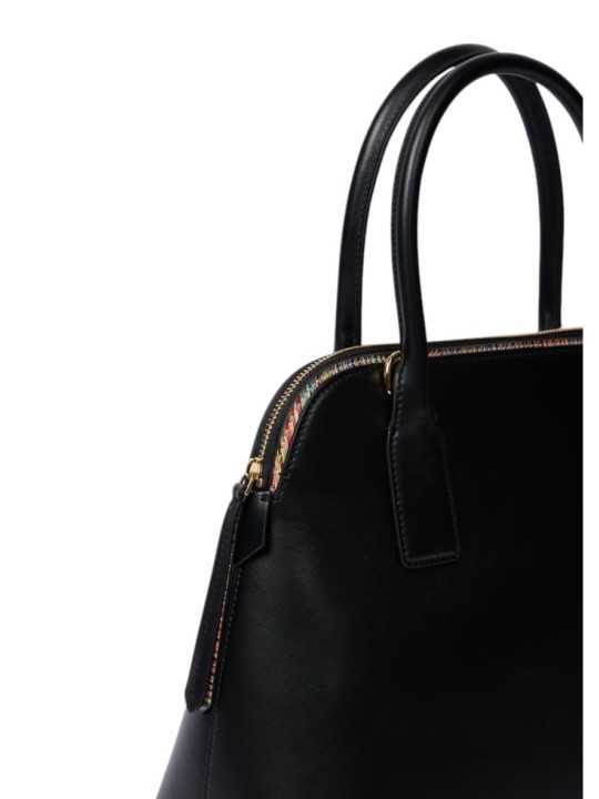 SAC A MAIN CUIR NOIR LISERE BAYA W1A 8271 USIGHI 79 PAUL SMITH FEMME bag Strasbourg profil haut