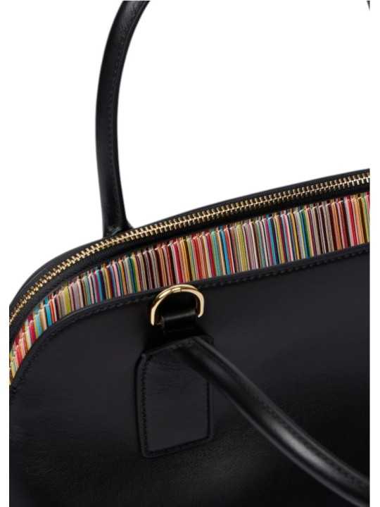 SAC A MAIN CUIR NOIR LISERE BAYA W1A 8271 USIGHI 79 PAUL SMITH FEMME bag Strasbourg baya