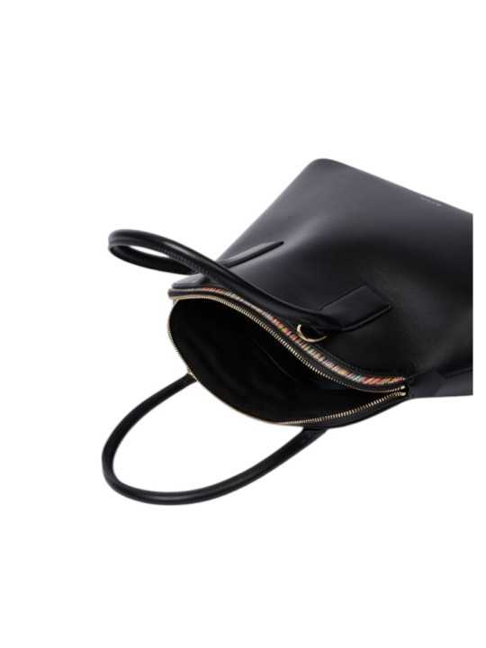 SAC A MAIN CUIR NOIR LISERE BAYA W1A 8271 USIGHI 79 PAUL SMITH FEMME bag Strasbourg open
