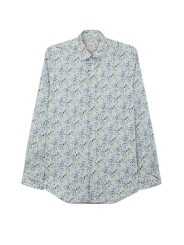 CHEMISE BLANCHE PRINT LIBERTY CIEL VERT JAUNE M1R 800P V03043 41 PAUL SMITH HOMMe shirt Strasbourg front