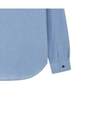CHEMISE BLEU CLAIR COLOMBE BRODEE COTON LIN M1R 901UE V03007 41 PAUL SMITH HOMME Strasbourg shirt poignet