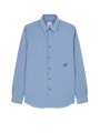 CHEMISE BLEU CLAIR COLOMBE BRODEE COTON LIN M1R 901UE V03007 41 PAUL SMITH HOMME Strasbourg shirt front