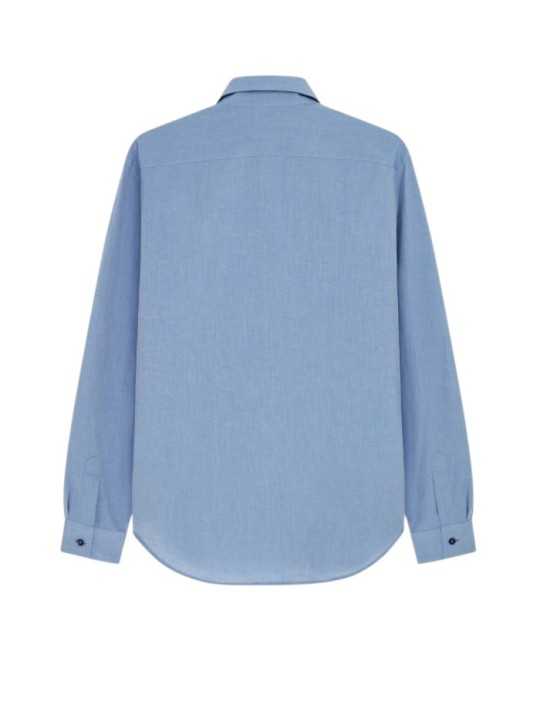 CHEMISE BLEU CLAIR COLOMBE BRODEE COTON LIN M1R 901UE V03007 41 PAUL SMITH HOMME Strasbourg shirt back