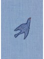 CHEMISE BLEU CLAIR COLOMBE BRODEE COTON LIN M1R 901UE V03007 41 PAUL SMITH HOMME Strasbourg shirt colombe