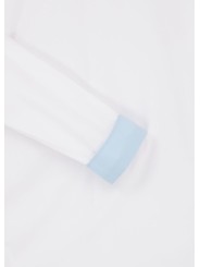 CHEMISE BLANCHE COTON STRETCH BANDE RAYEE POIGNETS M2R 610PE V22263 01 PAUL SMITH homme shirt Strasbourg poignet