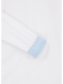 CHEMISE BLANCHE COTON STRETCH BANDE RAYEE POIGNETS M2R 610PE V22263 01 PAUL SMITH homme shirt Strasbourg poignet
