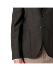 VESTE CHOCOLAT POCHES PLAQUEES QUADRILLE M1R 2363 V02990 69 PAUL SMITH HOMME Strasbourg store poche