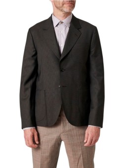 VESTE CHOCOLAT POCHES PLAQUEES QUADRILLE M1R 2363 V02990 69 PAUL SMITH HOMME Strasbourg store front