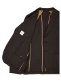VESTE CHOCOLAT POCHES PLAQUEES QUADRILLE M1R 2363 V02990 69 PAUL SMITH HOMME Strasbourg store intérieur