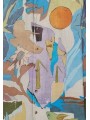 CHEMISE PRINT FLEURS POISSSONS OISEAUX MAUVE BLEU M1R 598Z V03017 43 PAUL SMITH homme shirt Strasbourg store zoom