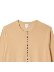 PULL FIN CAMEL BANDE BAYADERE CENTRE M1R 784Z V03026 14 PAUL SMITH HOMME store Strasbourg col
