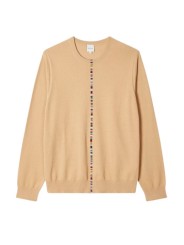 PULL FIN CAMEL BANDE BAYADERE CENTRE M1R 784Z V03026 14 PAUL SMITH HOMME store Strasbourg front