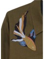 VESTE SAHARINNE APPLICATION POISSONS KAKI M1R 837ZE V01427 35A PAUL SMITH homme fashion Strasbourg poissons