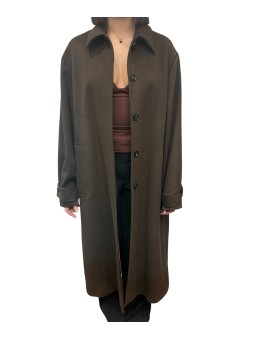 MANTEAU CHOCO LAINE CACHEMIRE BOUTONS DOS W1R 360CA T00110 69A PAUL SMITH FEMME strasbourg face