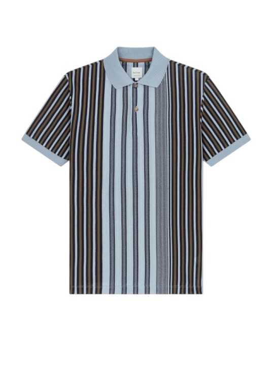 POLO RAYE CIEL NAVY KAKI M1R 958P V03049 40 PAUL SMITH HOMME store Strasbourg vue