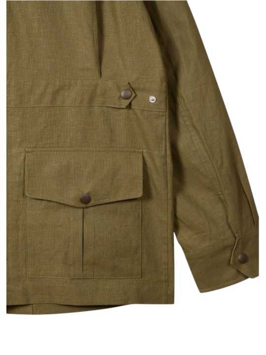 VESTE SAHARIENNE LIN TECH MULTIPOCHES KAKI M1R 912Z V03000 35 PAUL SMITH homme Strasbourg poche dos