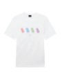 TSHIRT BLANC PRINT GLACES MULTI M2R 011R VP5780 01 PAUL SMITH HOMME store Strasbourg front