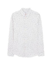 CHEMISE CREME PRINT VOLLEYEURS NAVY M2R 149T V22657 02 PAUL SMITH HOMME store shirt front