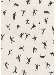 CHEMISE CREME PRINT VOLLEYEURS NAVY M2R 149T V22657 02 PAUL SMITH HOMME store shirt zoom