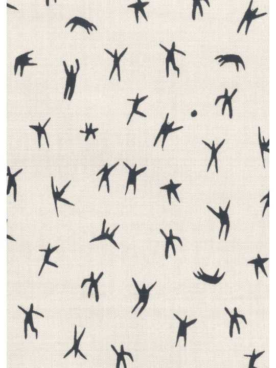 CHEMISE CREME PRINT VOLLEYEURS NAVY M2R 149T V22657 02 PAUL SMITH HOMME store shirt zoom