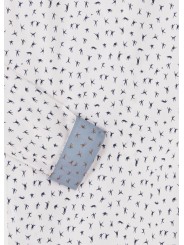 CHEMISE CREME PRINT VOLLEYEURS NAVY M2R 149T V22657 02 PAUL SMITH HOMME store shirt poignet
