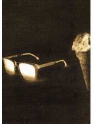 T-shirt brun print lunettes sodas glaces Paul Smith Homme M2R 220X V22626 79 store Strasbourg zoom
