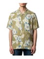 CHEMISETTE VERT CLAIR HAWAI FLEURS BLEU ECRU M2R 695U V22652 36 PAUL SMITH HOMME store Strasbourg porté