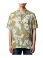 CHEMISETTE VERT CLAIR HAWAI FLEURS BLEU ECRU M2R 695U V22652 36 PAUL SMITH HOMME store Strasbourg vue