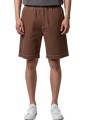 BERMUDA CHOCOLAT SURPIQUE ECRU M2R 699P V22615 R PAUL SMITH HOMME short Strasbourg porté