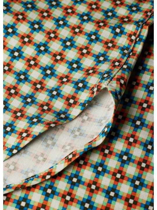 CHEMISETTE KALEIDOSCOPE ECRU ORANGE M2R 896Z V22660 02 PAUL SMITH HOMME store Strasbourg bas
