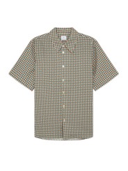 CHEMISETTE KALEIDOSCOPE ECRU ORANGE M2R 896Z V22660 02 PAUL SMITH HOMME store Strasbourg front