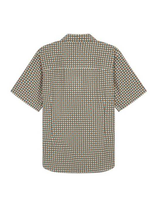 CHEMISETTE KALEIDOSCOPE ECRU ORANGE M2R 896Z V22660 02 PAUL SMITH HOMME store Strasbourg dos