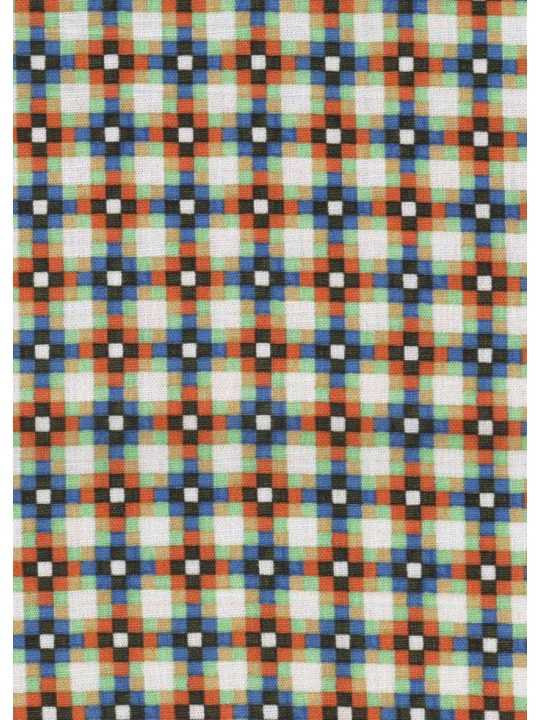 CHEMISETTE KALEIDOSCOPE ECRU ORANGE M2R 896Z V22660 02 PAUL SMITH HOMME store Strasbourg zoom
