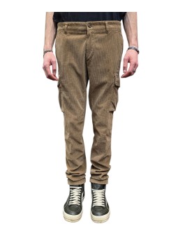 Pantalon beige velours côtelé médium Cargo chile Mason's Homme 2PN2A2145 VBE061 263 Strasbourg Boutique Online face