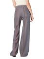 PANTALON GRIS BANDES CAMEL ROSE BLEU W1R 306T V03035 59 PAUL SMITH FEMME store Strasbourg doss