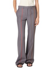 PANTALON GRIS BANDES CAMEL ROSE BLEU W1R 306T V03035 59 PAUL SMITH FEMME store Strasbourg face