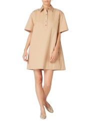 ROBE COURTE CHEMISE PLISSEE ARRIERE BEIGE W2R 707DB V31432 61 PAUL SMITH FEMME Strasbourg face