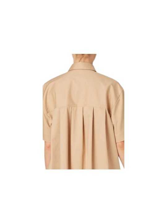 ROBE COURTE CHEMISE PLISSEE ARRIERE BEIGE W2R 707DB V31432 61 PAUL SMITH FEMME Strasbourg plis dos