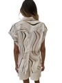 CHEMISETTE COTON BLANC PRINT SWIRL W2R 341B V31427 O2 PAUL SMITH FEMME Strasbourg dos