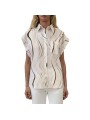 CHEMISETTE COTON BLANC PRINT SWIRL W2R 341B V31427 O2 PAUL SMITH FEMME Strasbourg front