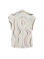 CHEMISETTE COTON BLANC PRINT SWIRL W2R 341B V31427 O2 PAUL SMITH FEMME Strasbourg vue fente