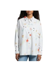 CHEMISE RAYEE BLANC BLEU TACHES MULTI W2R 357BC V31441 02 PAUL SMITH FEMME store face