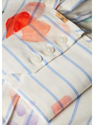 CHEMISE RAYEE BLANC BLEU TACHES MULTI W2R 357BC V31441 02 PAUL SMITH FEMME store
